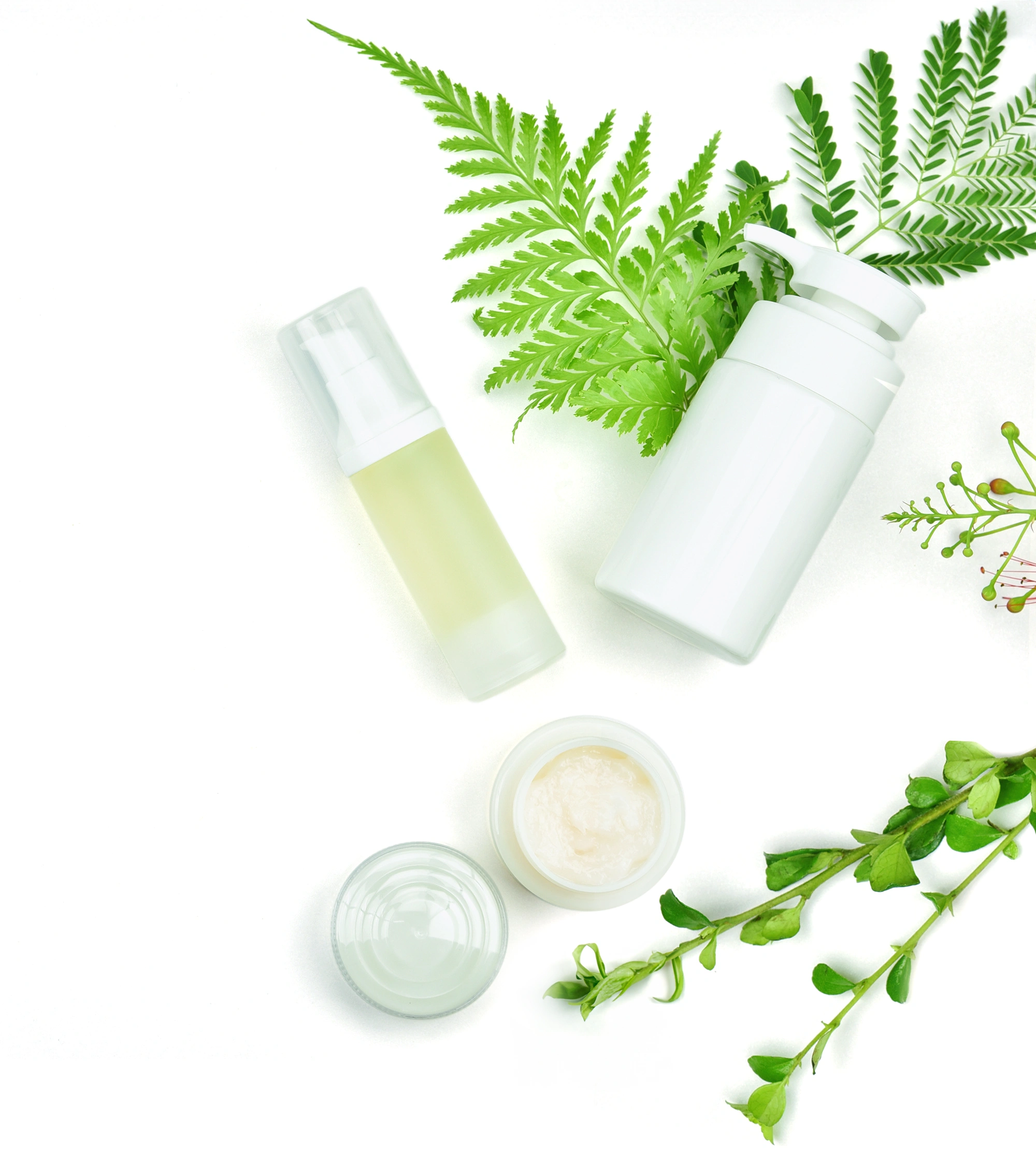 Sanfter Hintergrund für Ihre natürliche Pflege aus der Apotheke.