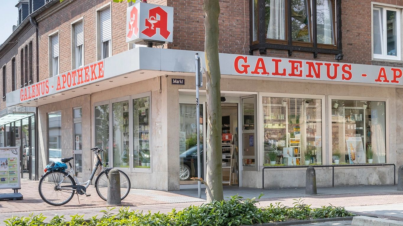 Ihre Galenus Apotheke im Herzen von Geldern – gut erreichbar und immer für Sie da.